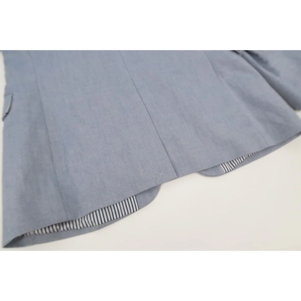 Express Blazer Mens 36R Blue Nailhead Photographer Fitted Suit Jacket NEW‎